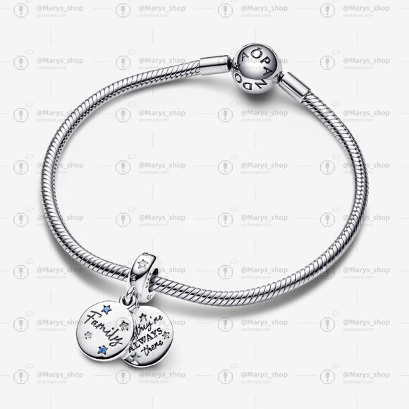 Pandora Family Love Double Dangle Charm - Picture 3 of 5